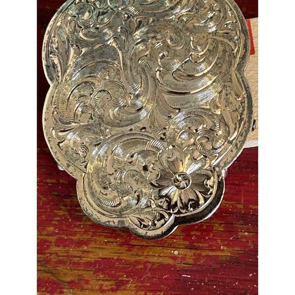 Vintage Montana Silversmiths Floral Women’s Girls Belt Buckle Western Preloved